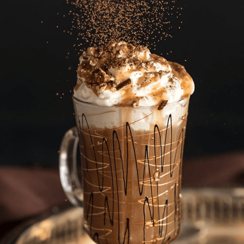 Salted Caramel Iced Chocolate