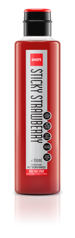 SHOTT Sticky Strawberry Sauce 950mL