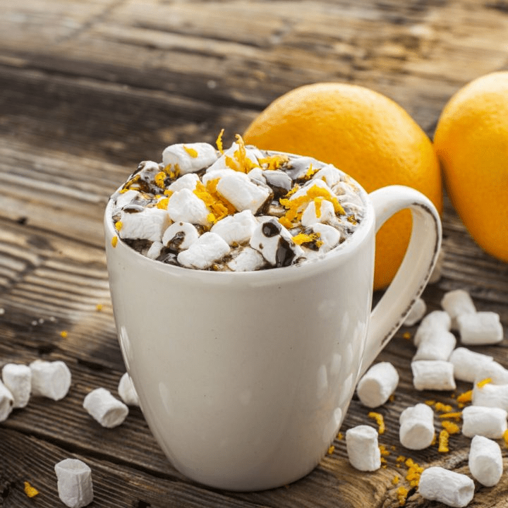 Flamed Orange Hot Chocolate