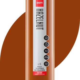 SHOTT Hazelnut Syrup 1Ltr