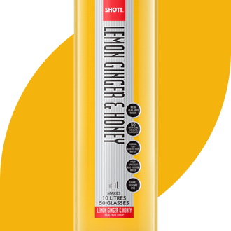 SHOTT Lemon Ginger & Honey Syrup 1Ltr