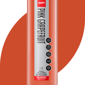 SHOTT Pink Grapefruit Syrup 1Ltr