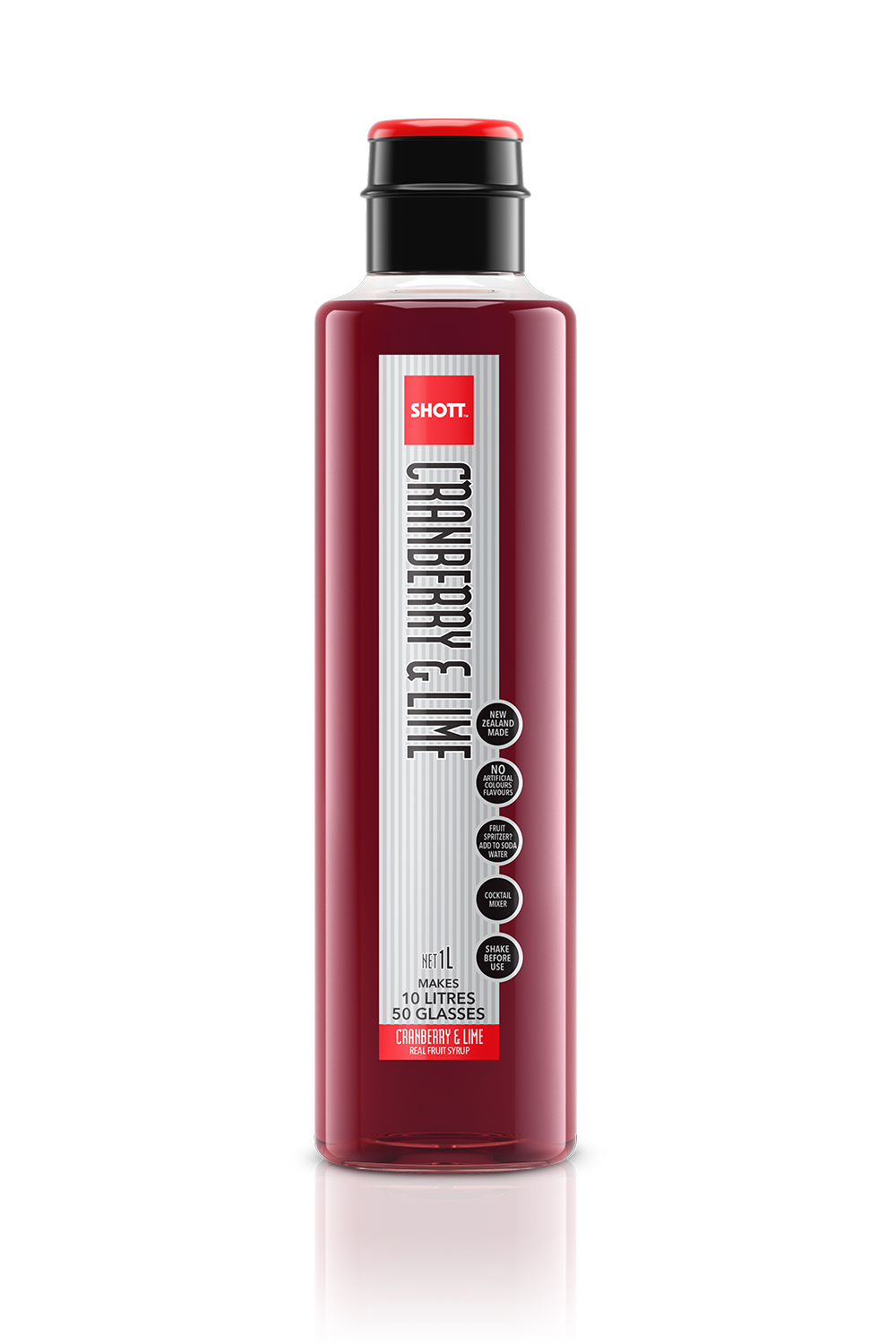 SHOTT Cranberry & Lime Syrup 1Ltr