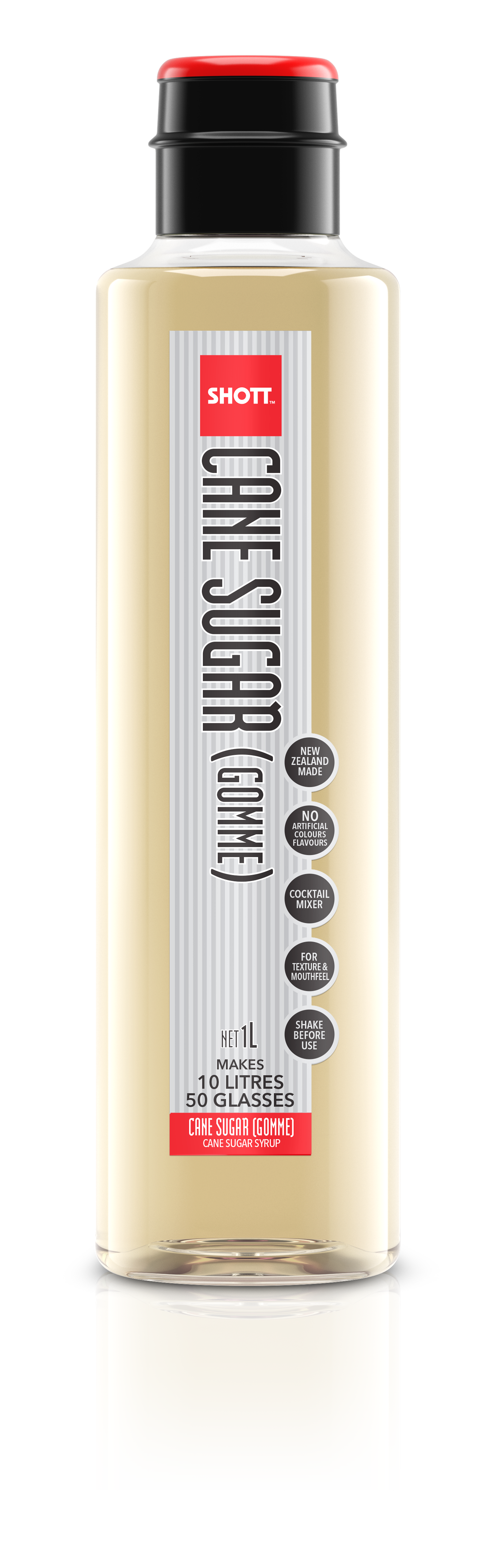 SHOTT Cane Sugar Syrup 1Ltr