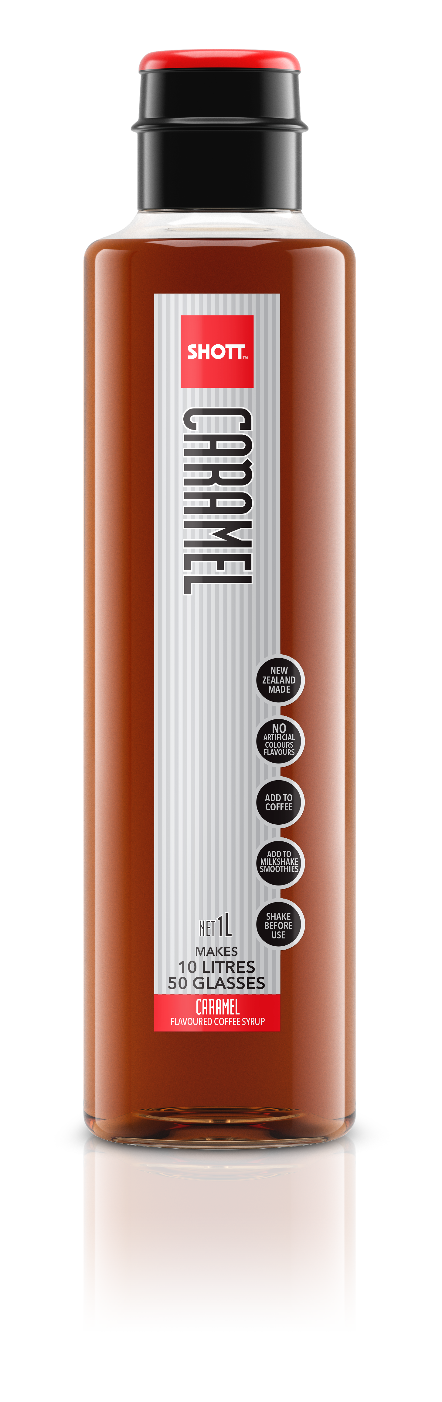 SHOTT Caramel Syrup 1Ltr