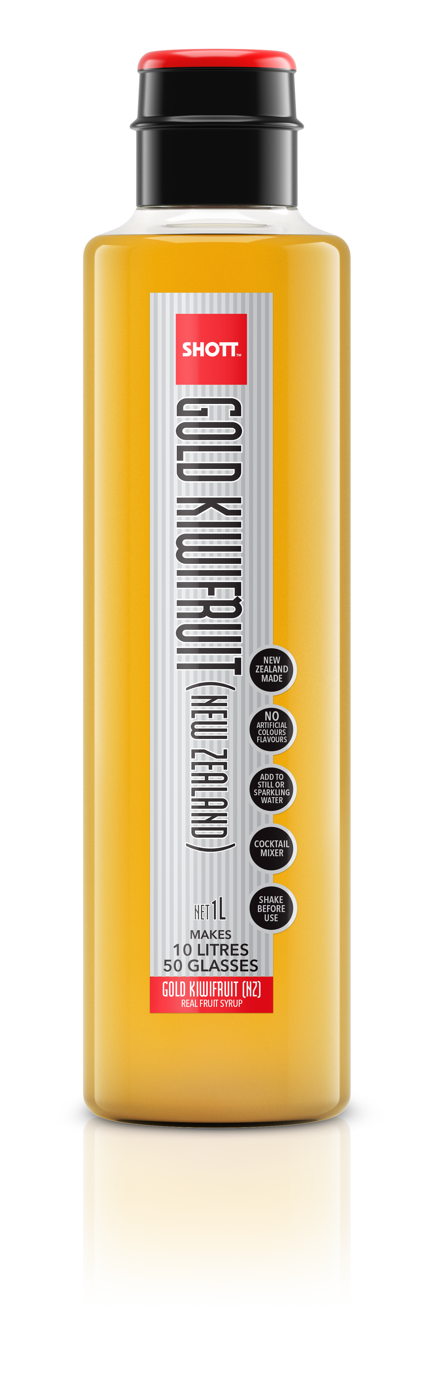 SHOTT Gold Kiwifruit (New Zealand) Syrup 1Ltr