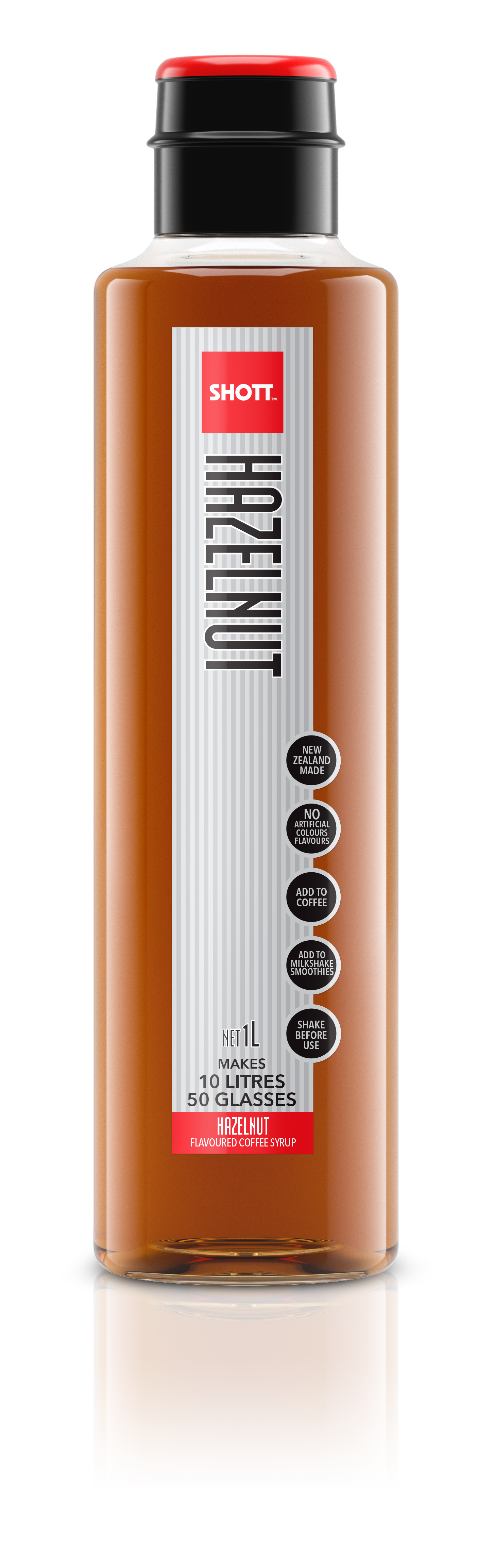 SHOTT Hazelnut Syrup 1Ltr