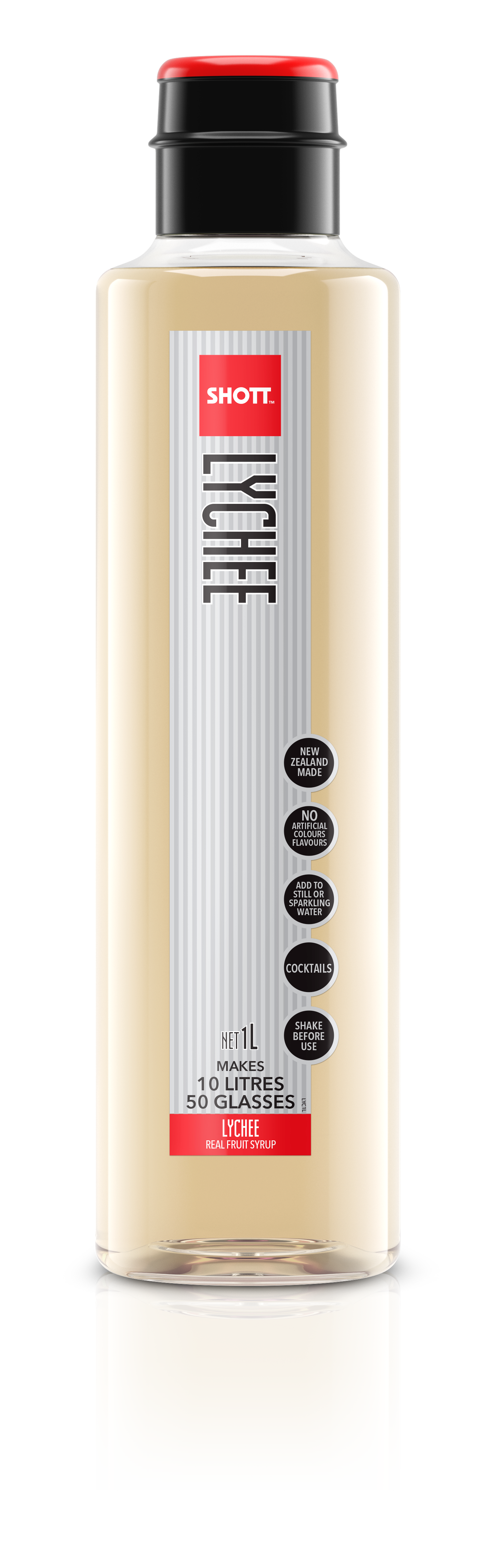 SHOTT Lychee Syrup 1Ltr