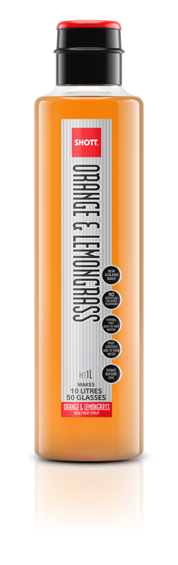 SHOTT Orange & Lemongrass Syrup 1Ltr