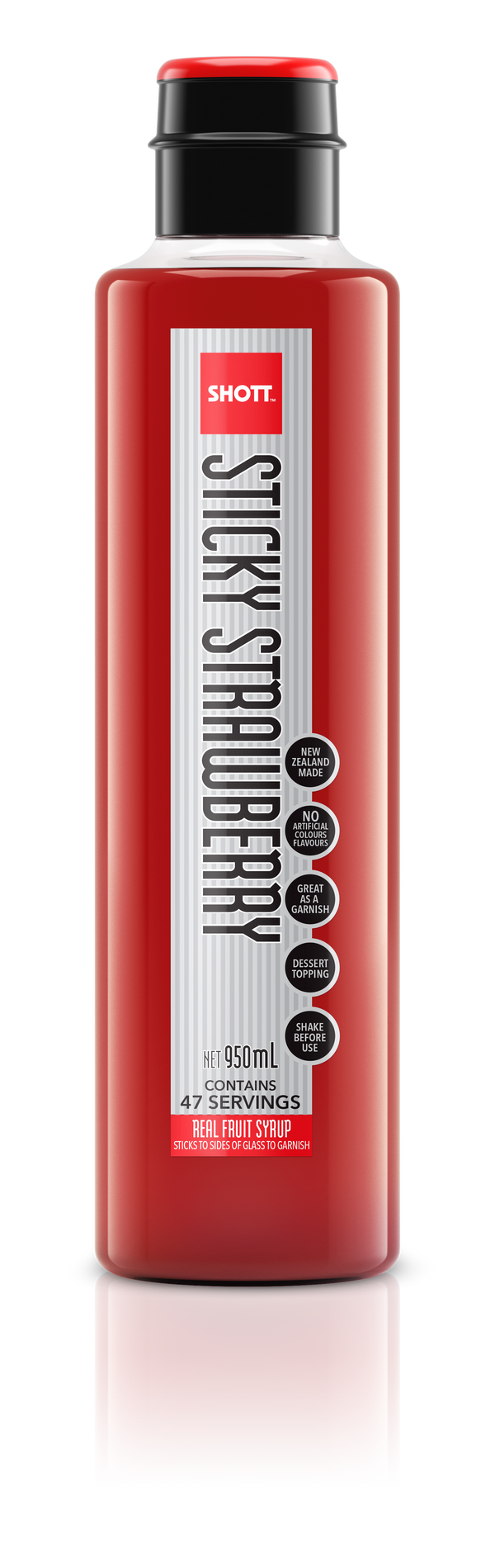 SHOTT Sticky Strawberry Sauce 950mL