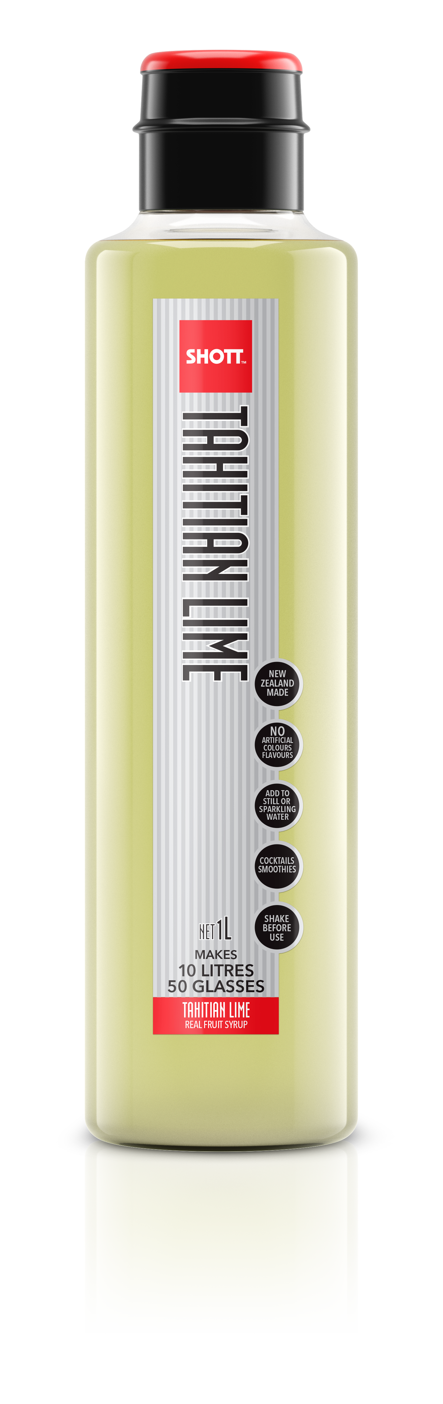 SHOTT Tahitian Lime Syrup 1Ltr