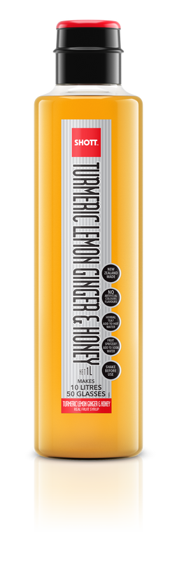 SHOTT Turmeric Lemon Ginger & Honey Syrup 1Ltr