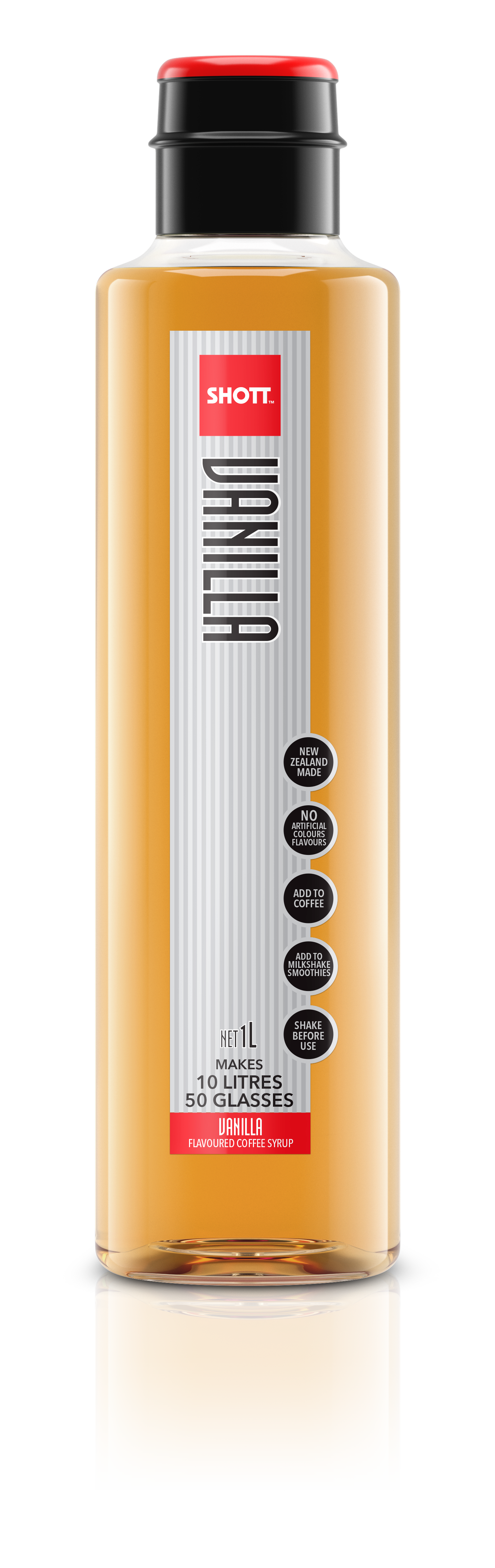 SHOTT Vanilla Syrup 1Ltr