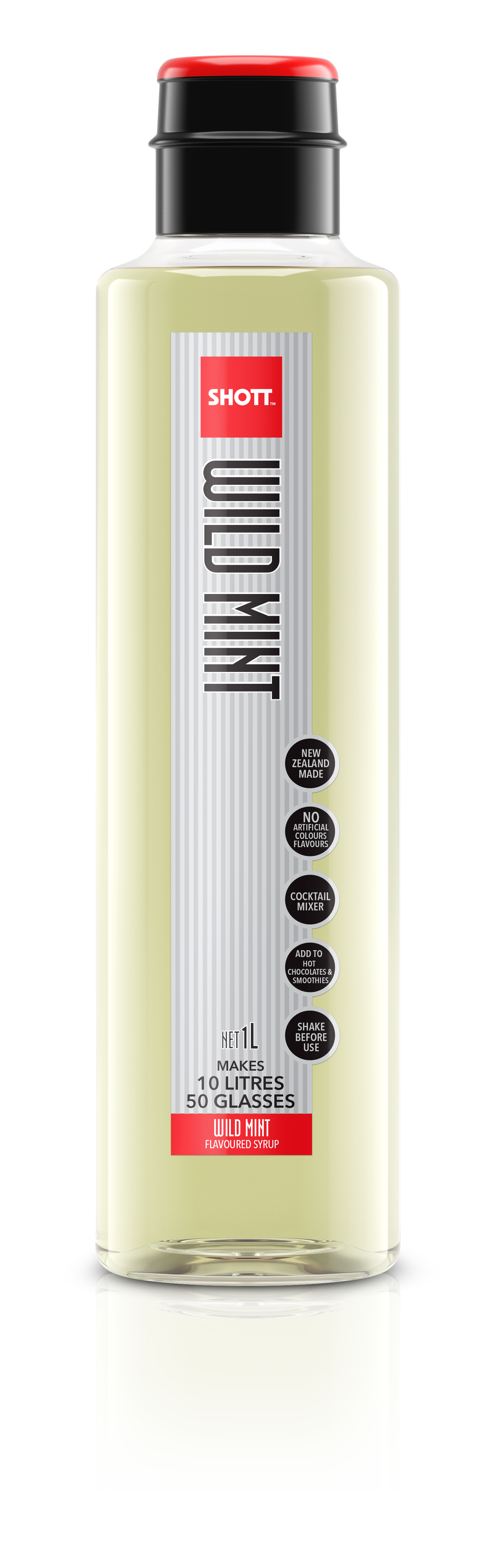 SHOTT Wild Mint Syrup 1Ltr