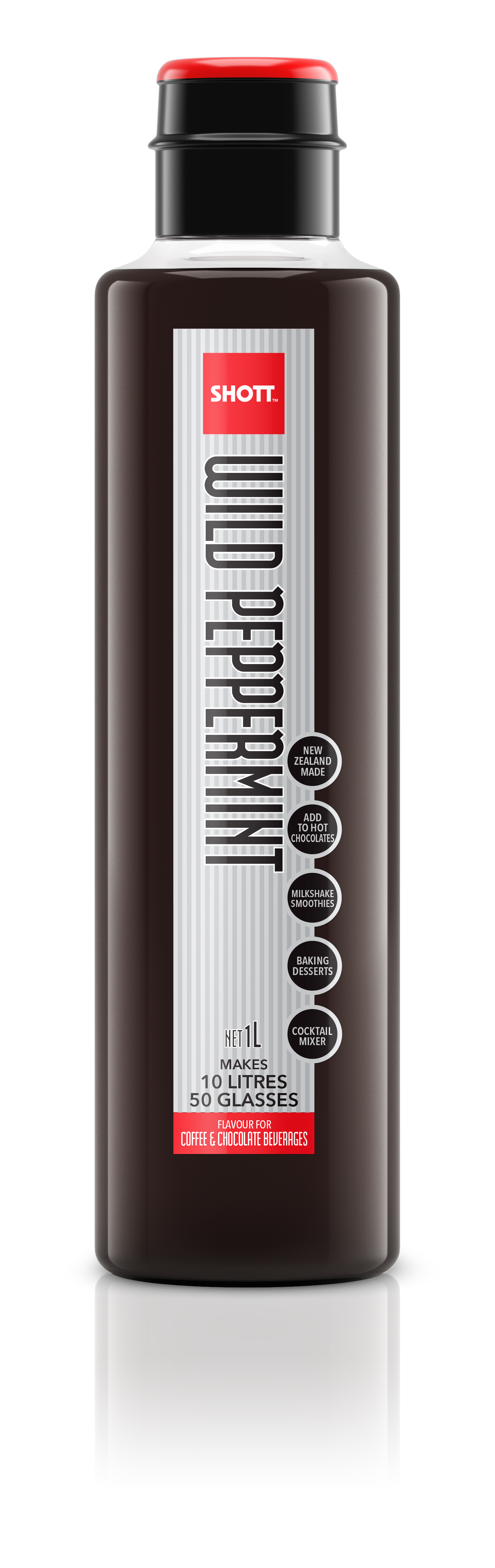 SHOTT Wild Peppermint Syrup 1Ltr