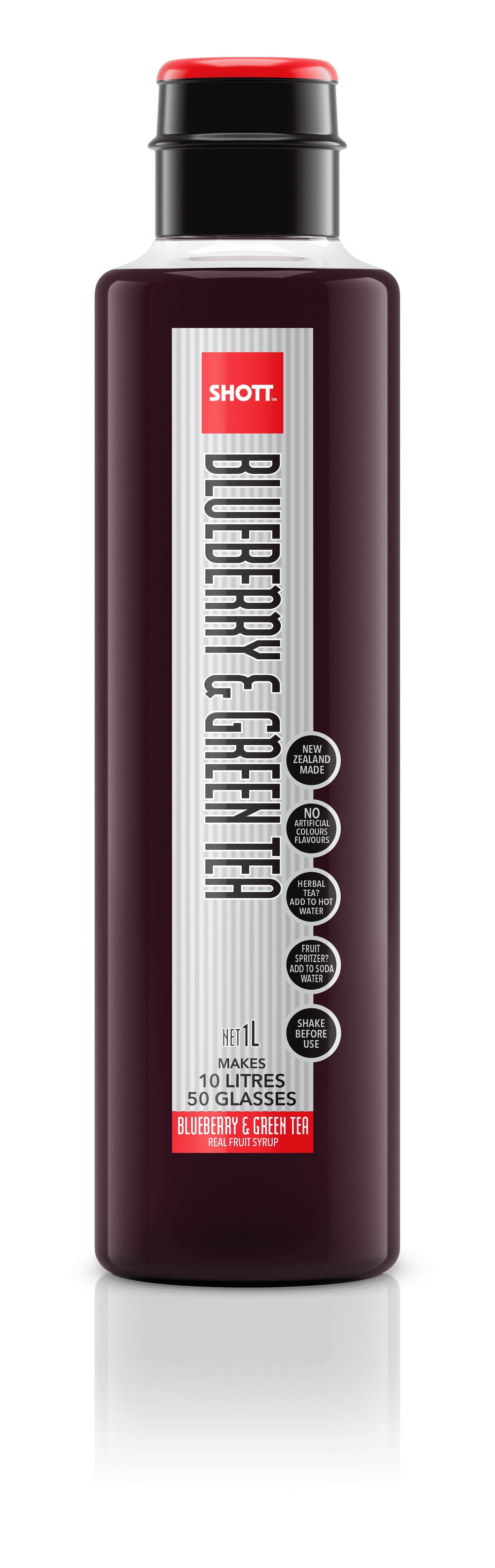 SHOTT Blueberry & Green Tea Syrup 1Ltr
