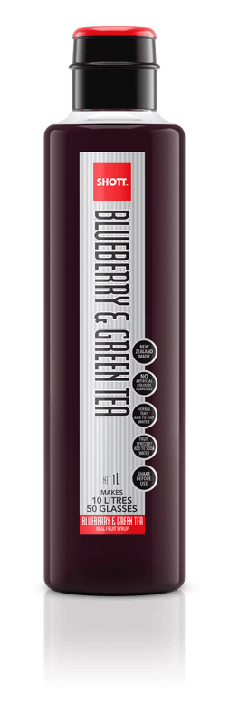 SHOTT Blueberry & Green Tea Syrup 1Ltr