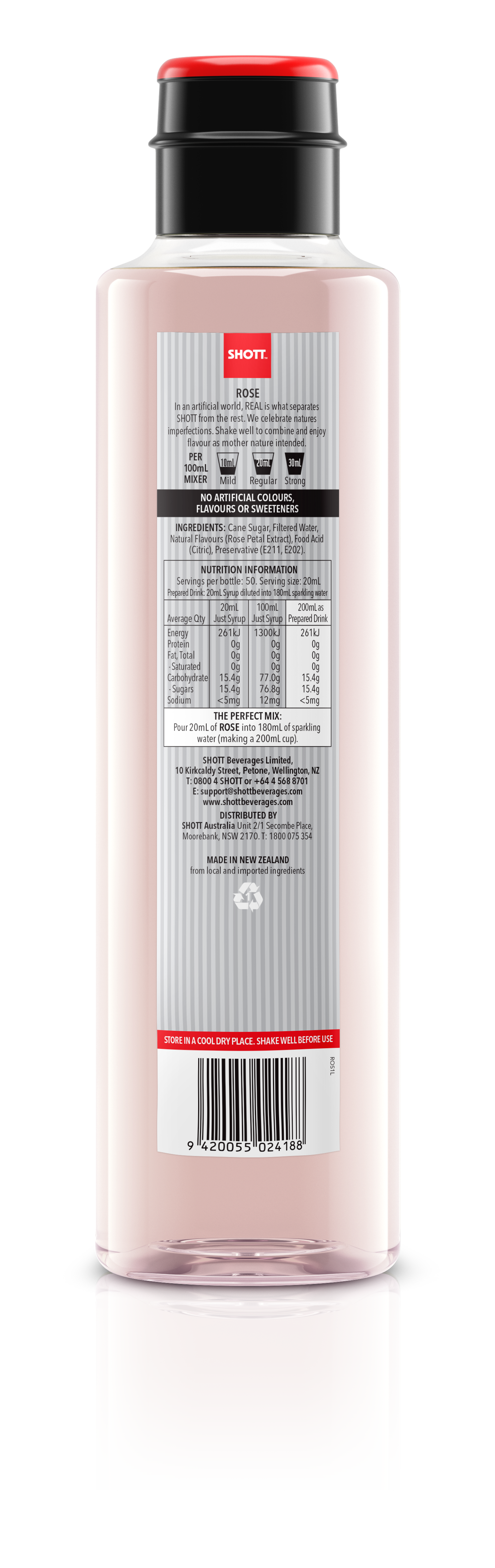 [Special-Offers] SHOTT Rose Syrup 1Ltr