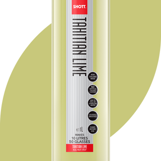 SHOTT Tahitian Lime Syrup 1Ltr