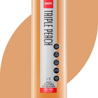 SHOTT Triple Peach Syrup 1Ltr