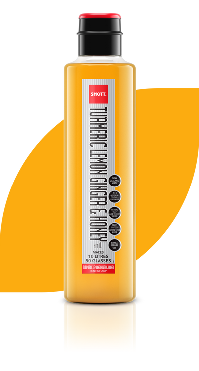 SHOTT Turmeric Lemon Ginger & Honey Syrup 1Ltr