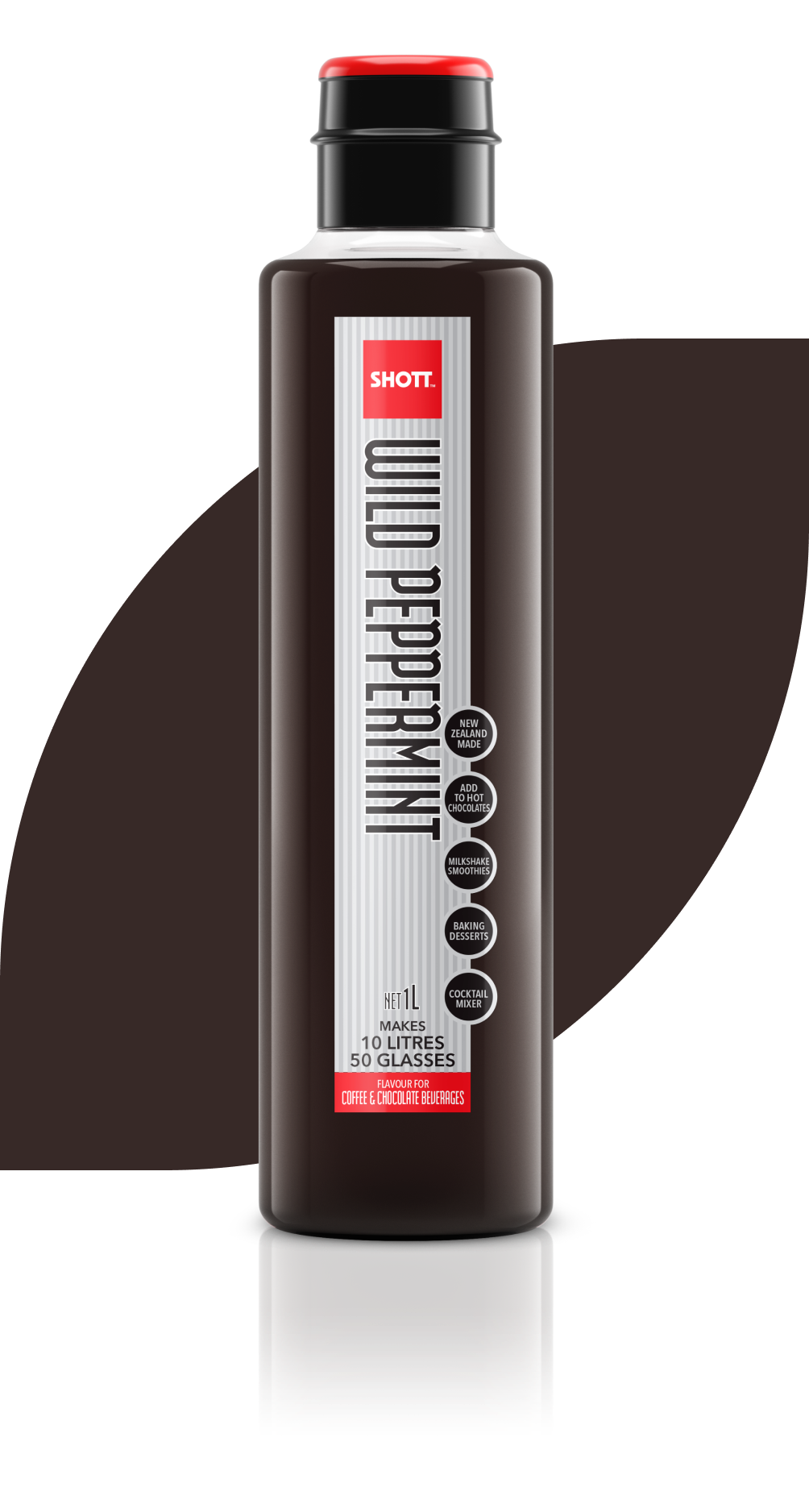 SHOTT Wild Peppermint Syrup 1Ltr