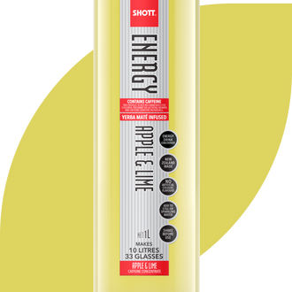 SHOTT Energy (Yerba Maté) APPLE & LIME Syrup 1Ltr