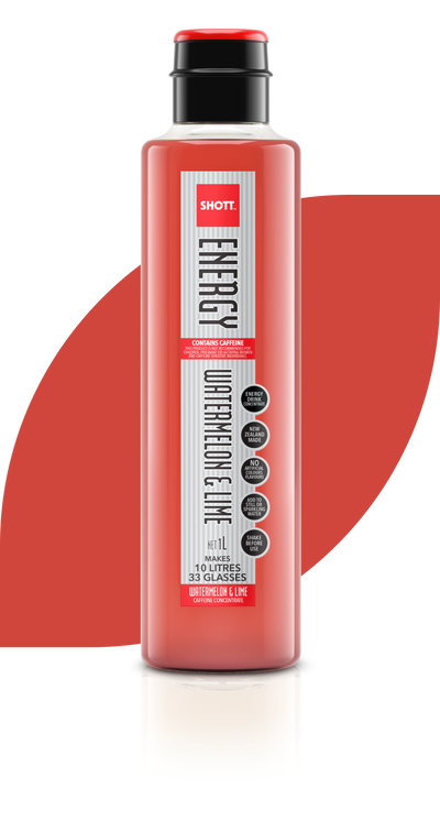 SHOTT Energy (Yerba Maté) WATERMELON & LIME Syrup 1Ltr